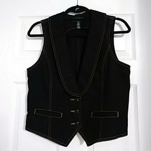 🍒3/$10 - Ralph Lauren Black Jean Denim Vest